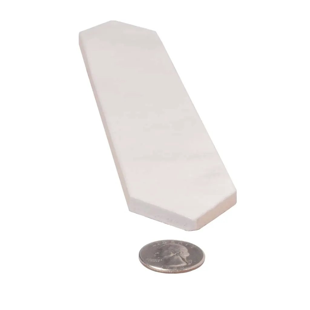 Cotton White 2x10 Matte Picket Ceramic Tile (23 pack, 2.37 sq ft/case) by Apollo Tile