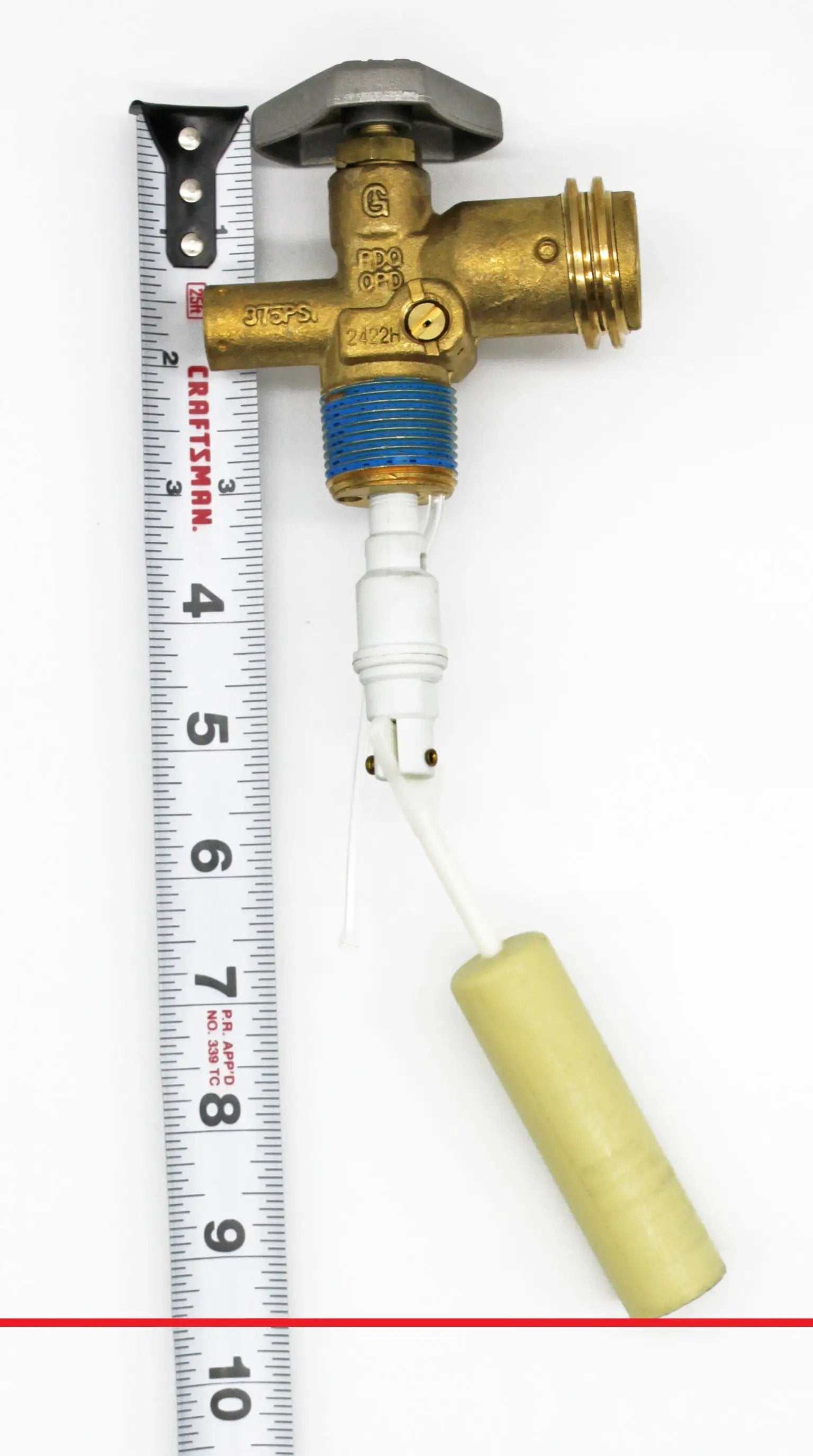 Flame King 20lb OPD Valve For Hog or Horizontal Propane Cylinder by Flame King Products