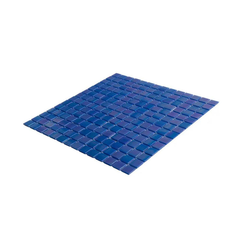 Royal Blue 12x12 Uniform Square Glossy Glass Mosaic Tile (20 pack, 20 sq ft/case) by Apollo Tile