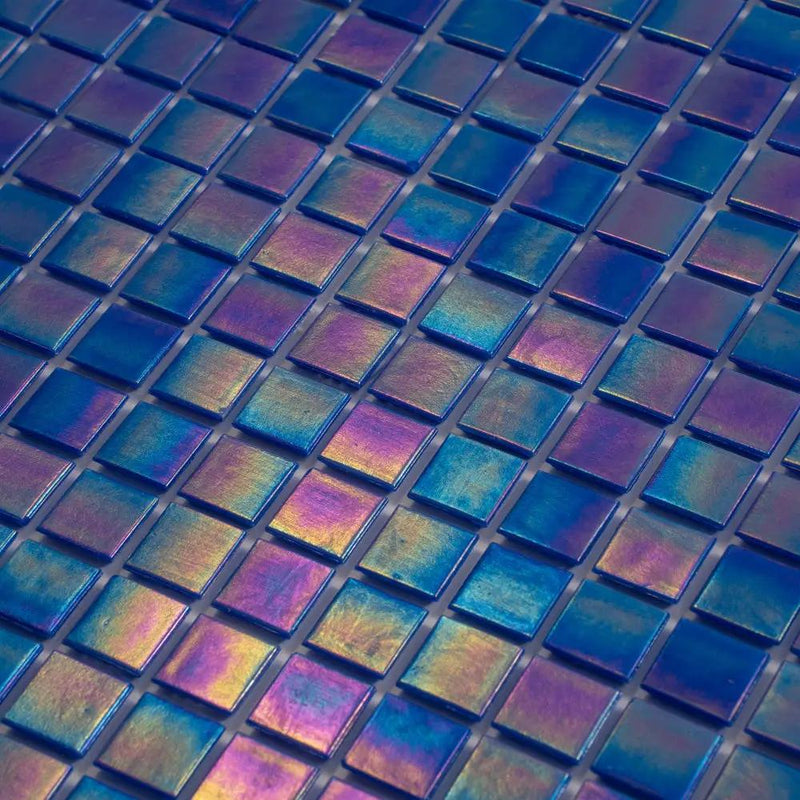 Royal Blue 12x12 Uniform Square Glossy Glass Mosaic Tile (20 pack, 20 sq ft/case) by Apollo Tile