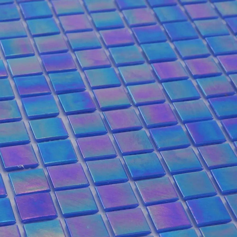 Royal Blue 12x12 Uniform Square Glossy Glass Mosaic Tile (20 pack, 20 sq ft/case) by Apollo Tile
