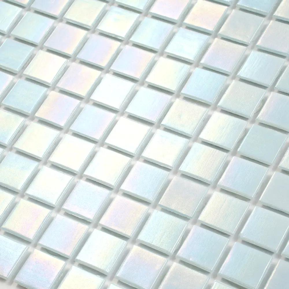 Stone Blue 12x12 Glossy Uniform Square Glass Mosaic Tile (20 pack, 20 sq ft/case) by Apollo Tile