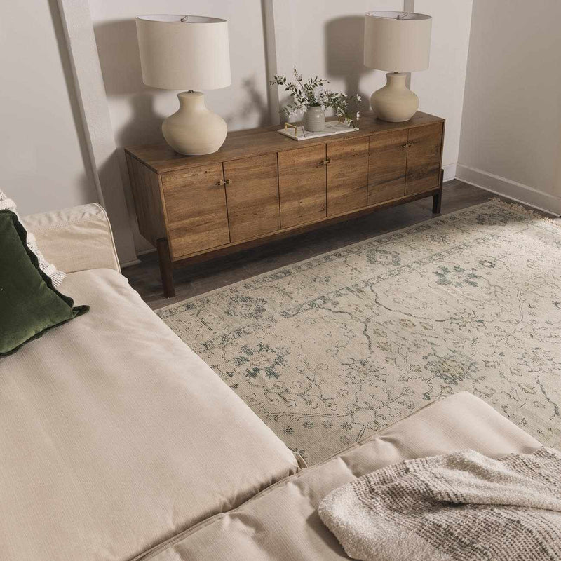 Penkridge Sage Persian Style Rug by Boutique Rugs