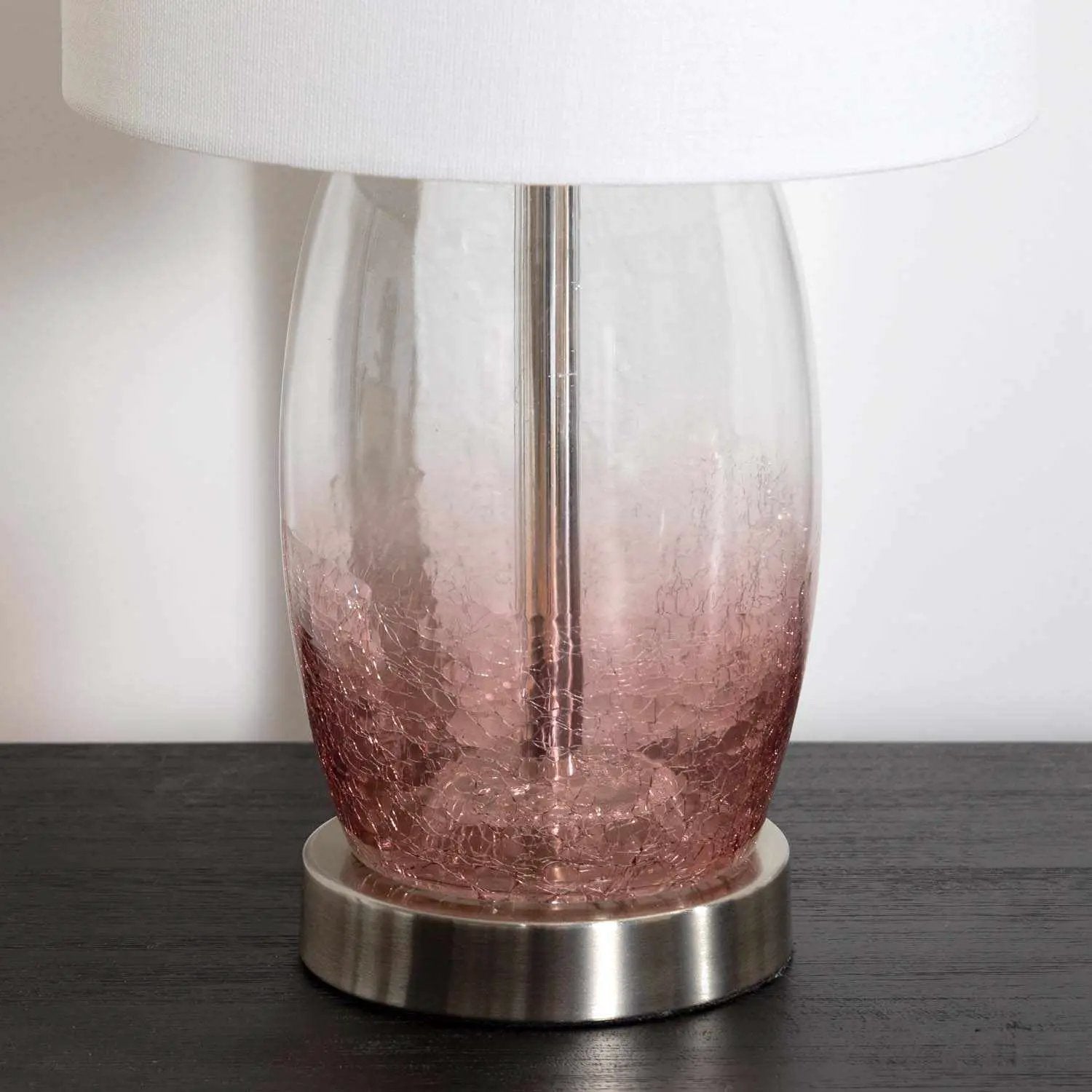Pertek White Glass Table Lamp - Clearance by Boutique Rugs