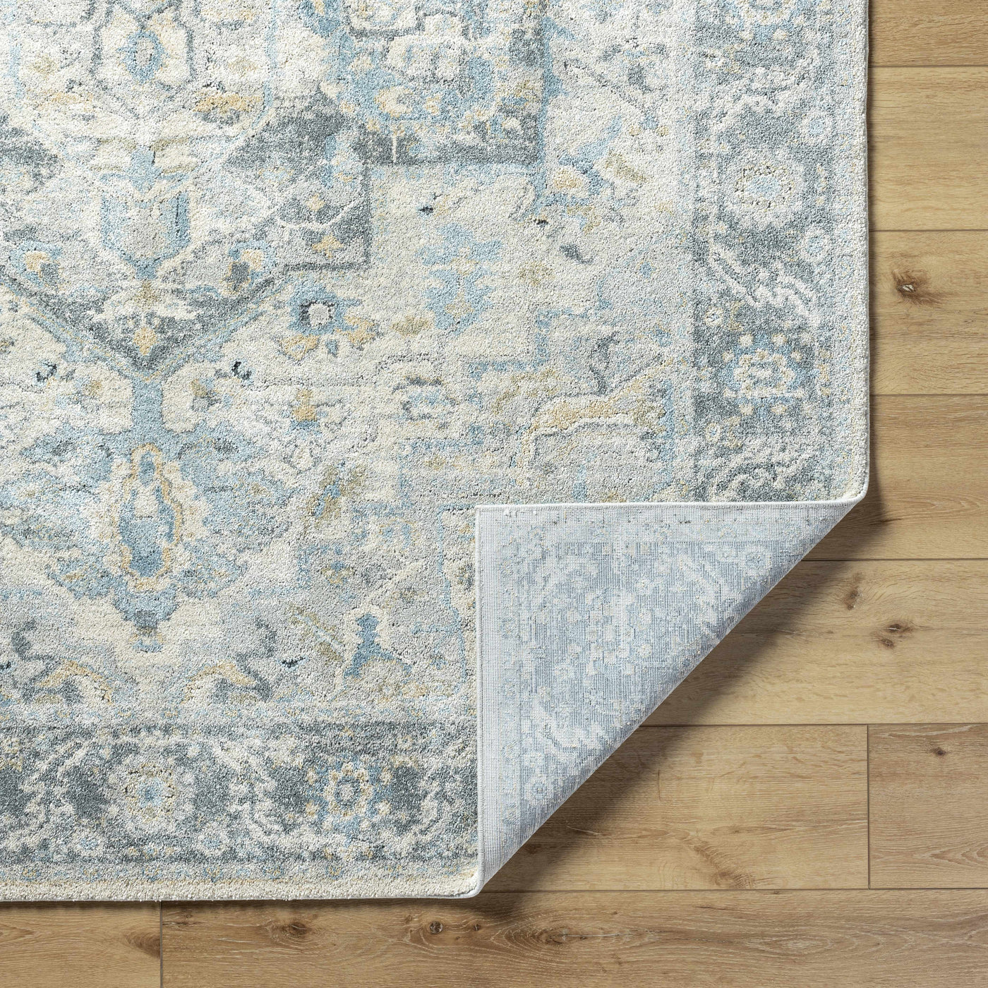 Akshay Light Gray Thick Luxe Area Rug by Boutique Rugs