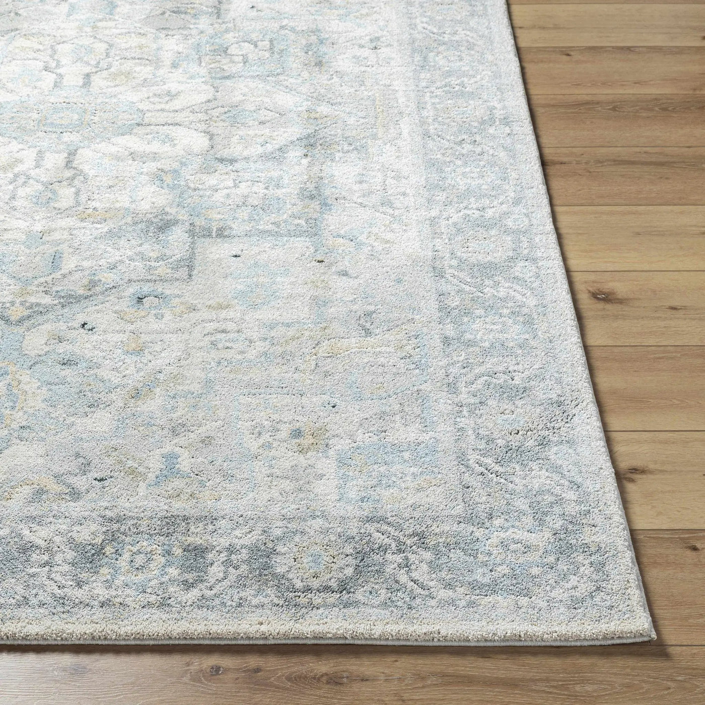 Akshay Light Gray Thick Luxe Area Rug by Boutique Rugs