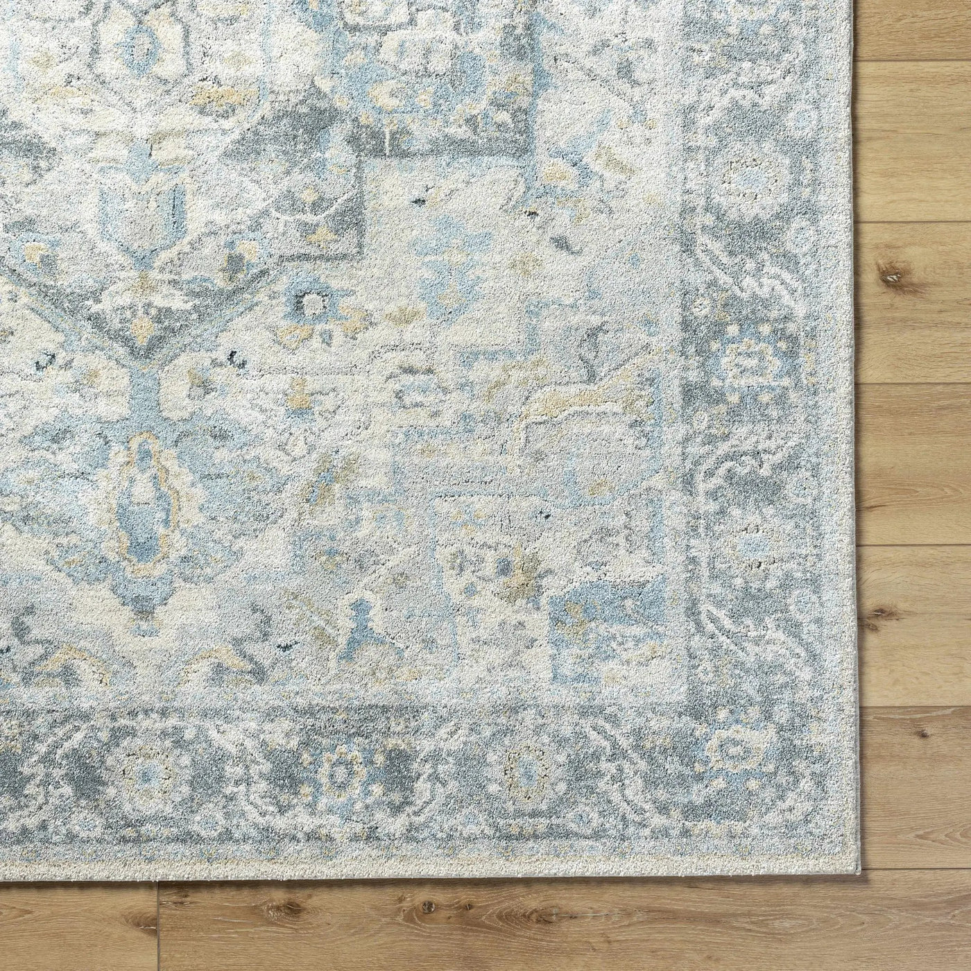 Akshay Light Gray Thick Luxe Area Rug by Boutique Rugs