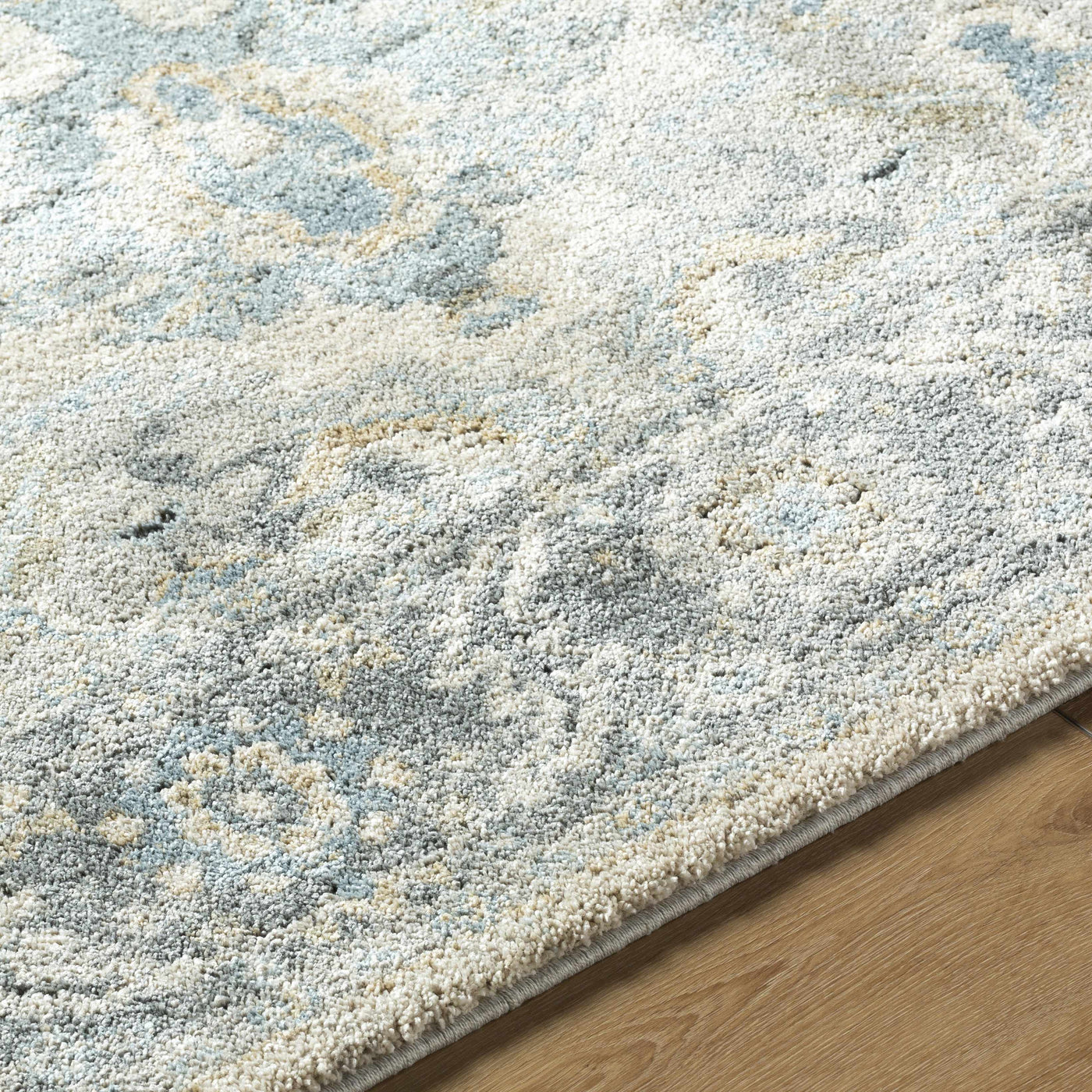 Akshay Light Gray Thick Luxe Area Rug by Boutique Rugs