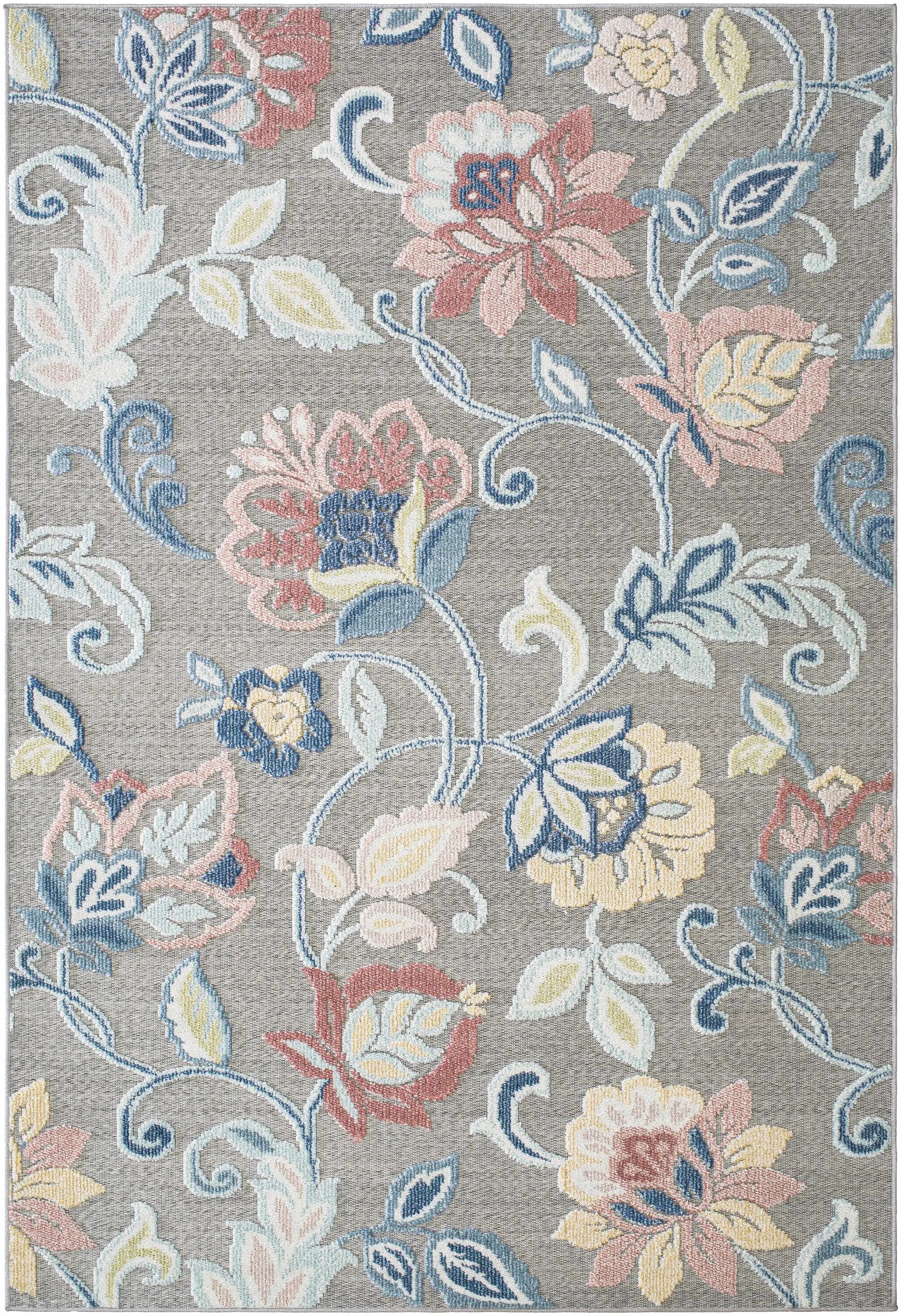 Piers Gray Outdoor Area Rug - Clearance by Boutique Rugs
