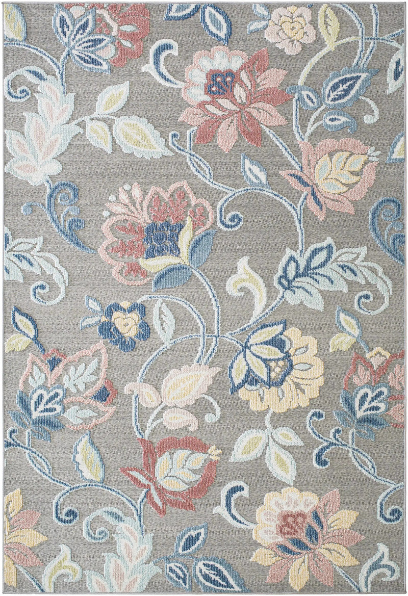 Piers Gray Outdoor Area Rug - Clearance by Boutique Rugs