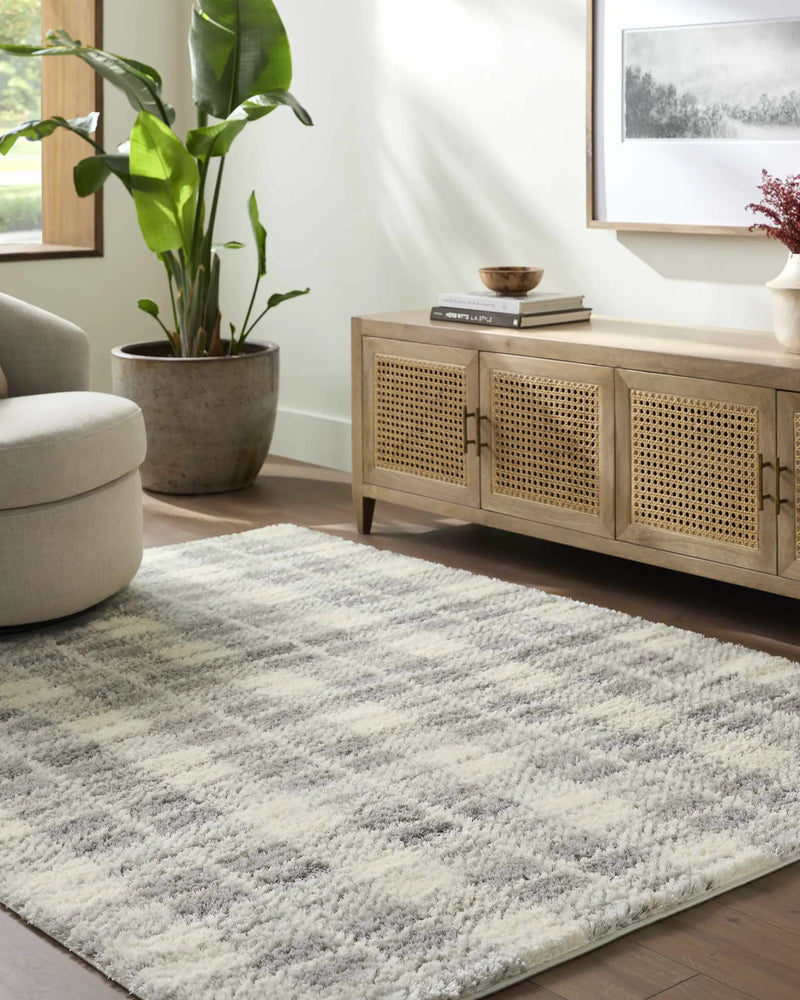 Anfisa Tan Luxe Shag Area Rug by Boutique Rugs