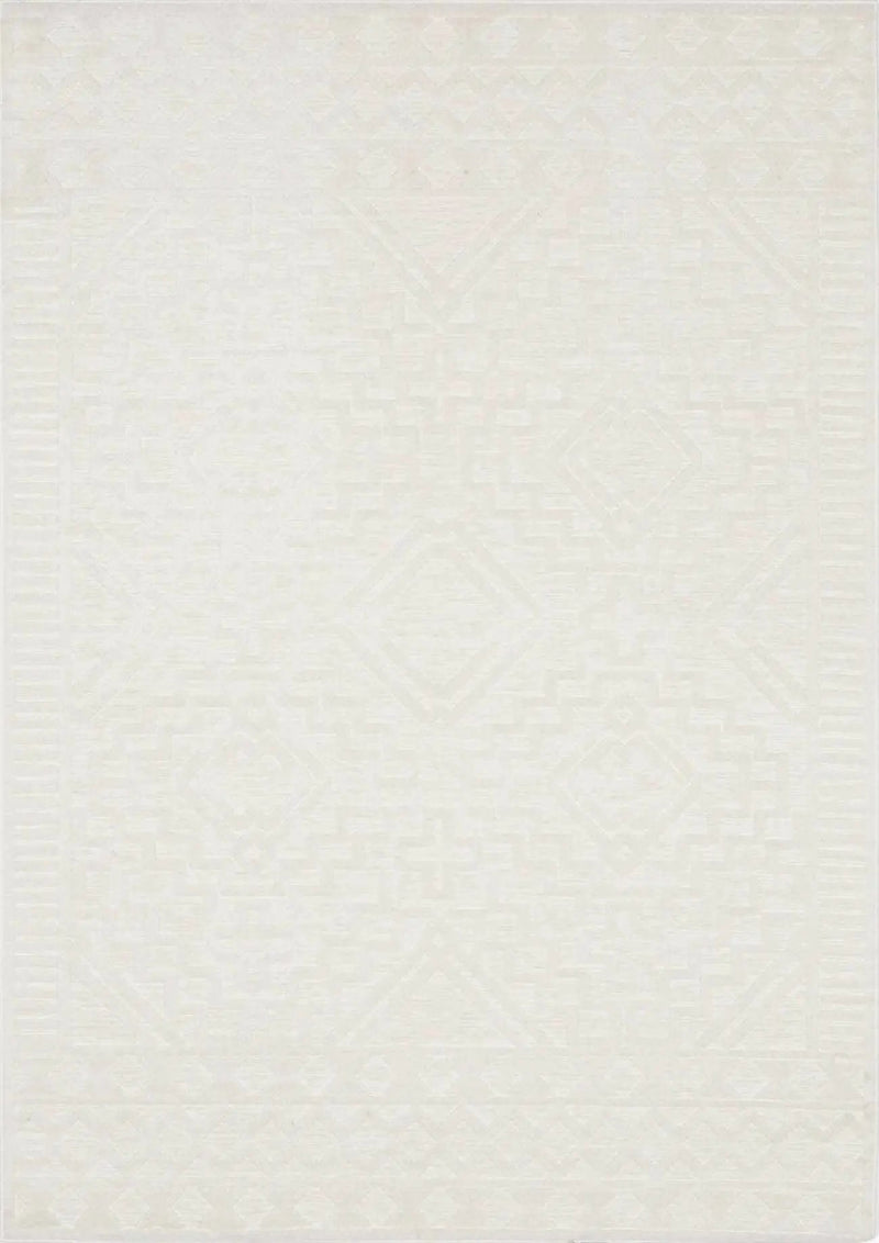 Plumtree 3D White Outdoor Rug by Boutique Rugs