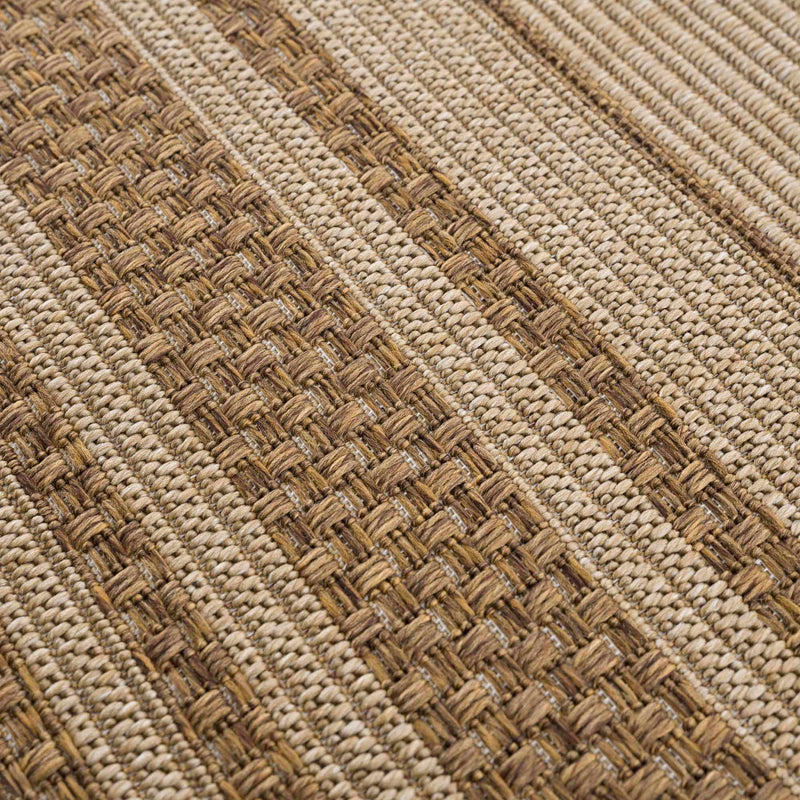 Isoko Bordered Faux Jute Outdoor Rug by Boutique Rugs