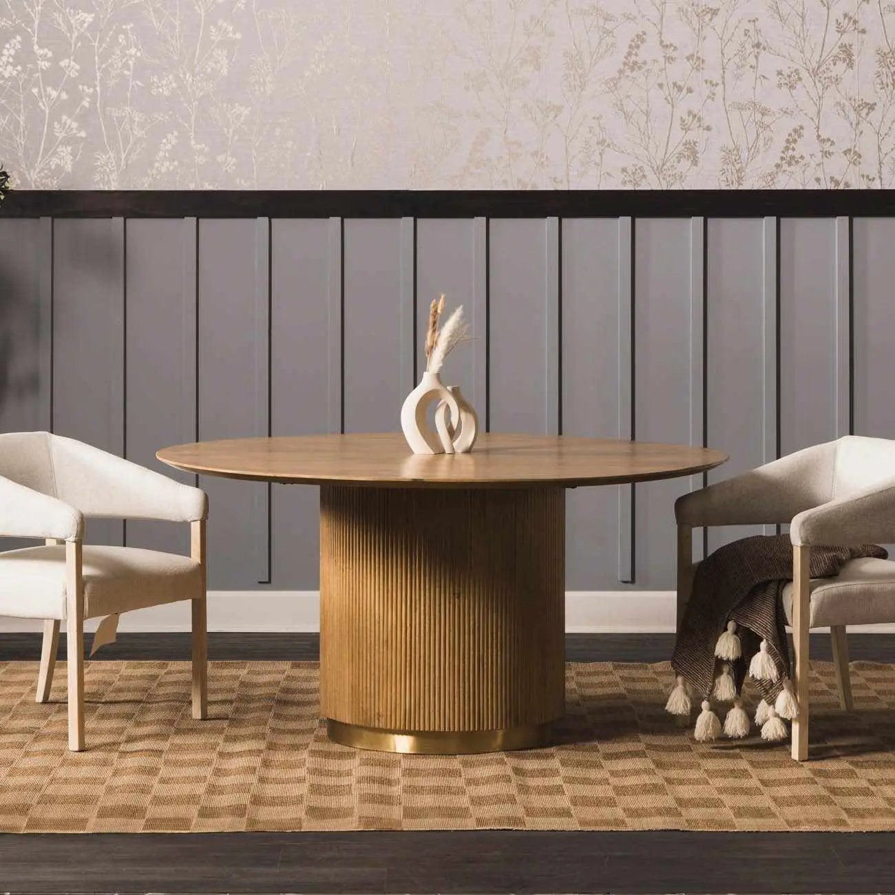Kuval Checkered Brown Outdoor Rug by Boutique Rugs