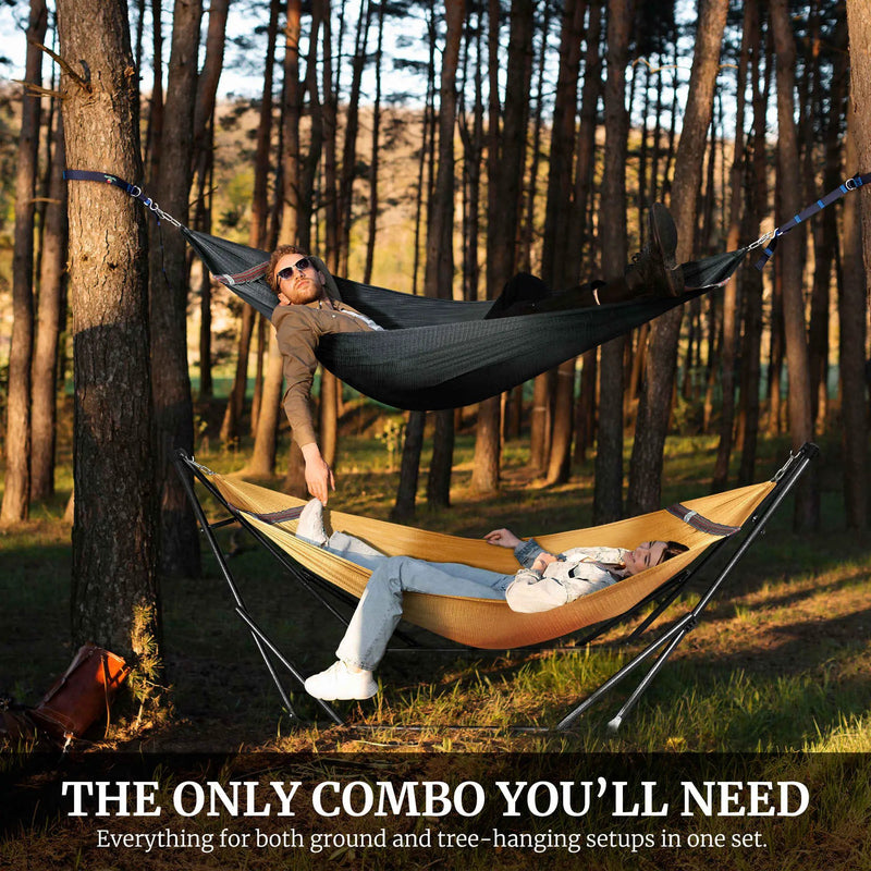 Tranquillo Comfort Set Original Hammock Stand for Ultimate Relaxation by Megsu