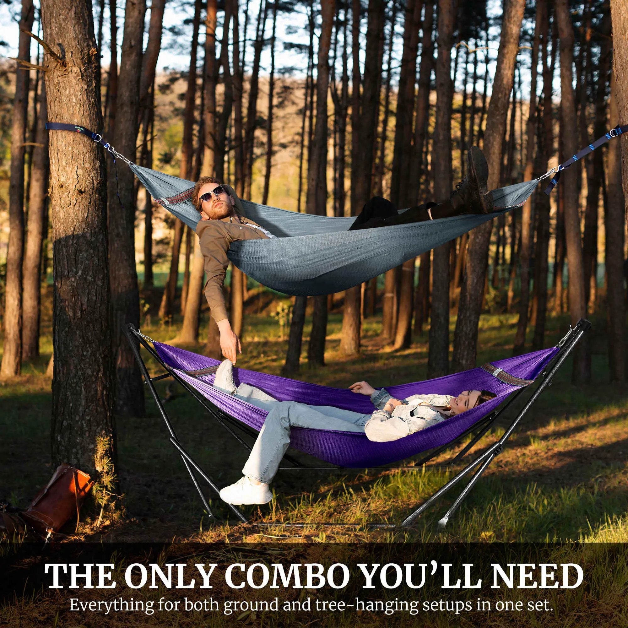 Tranquillo Comfort Set Original Hammock Stand for Ultimate Relaxation by Megsu