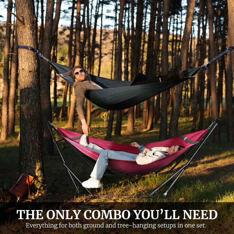 Tranquillo Comfort Set Original Hammock Stand for Ultimate Relaxation by Megsu