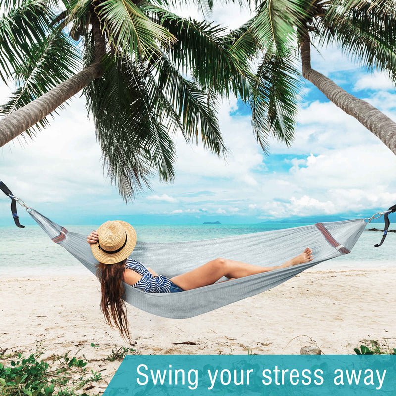 Tranquillo Universal 2-Person Double Hammock for Ultimate Relaxation by Megsu