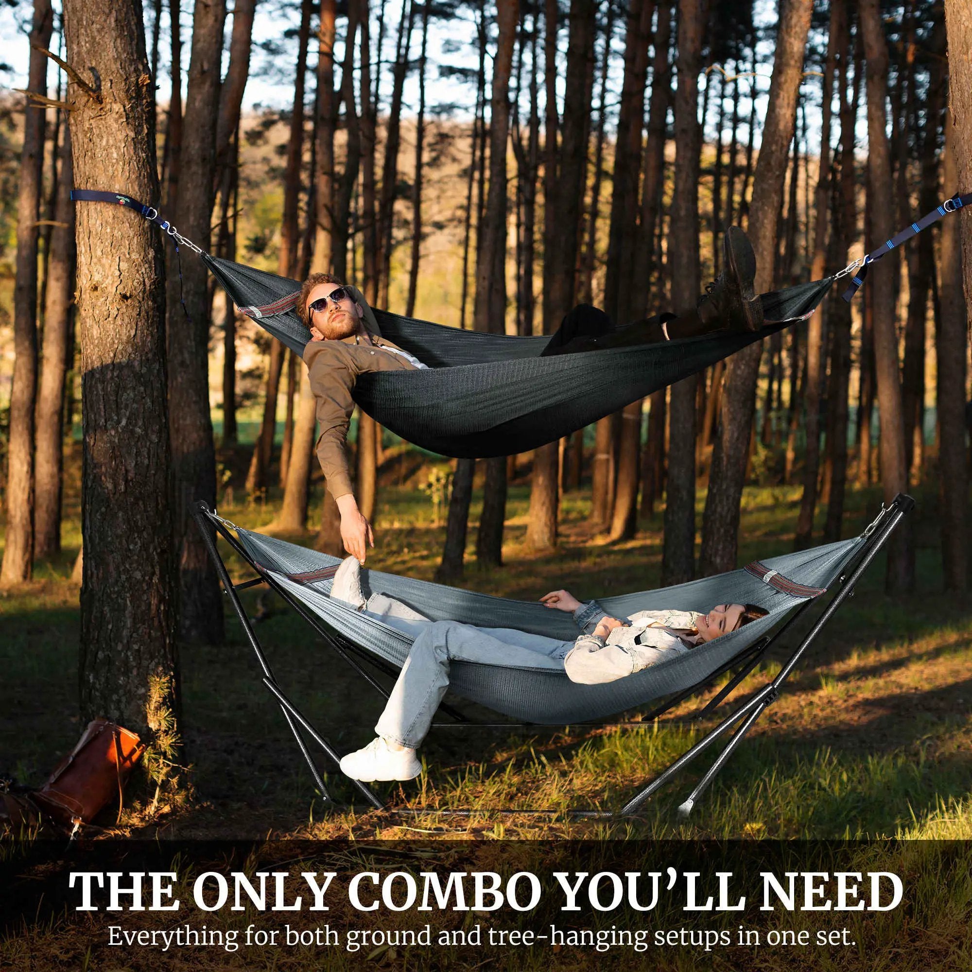 Tranquillo Comfort Set Original Hammock Stand for Ultimate Relaxation by Megsu