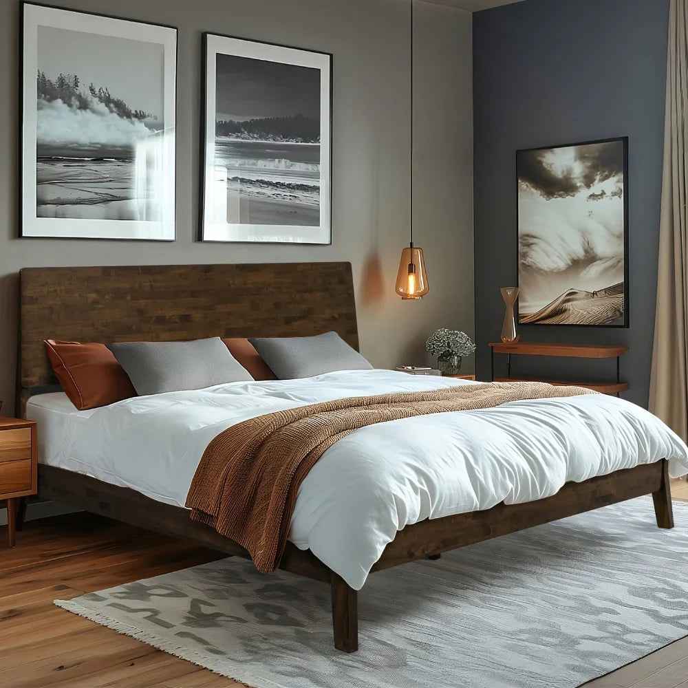 Serenity Solid Wood Bed Frame by Megsu