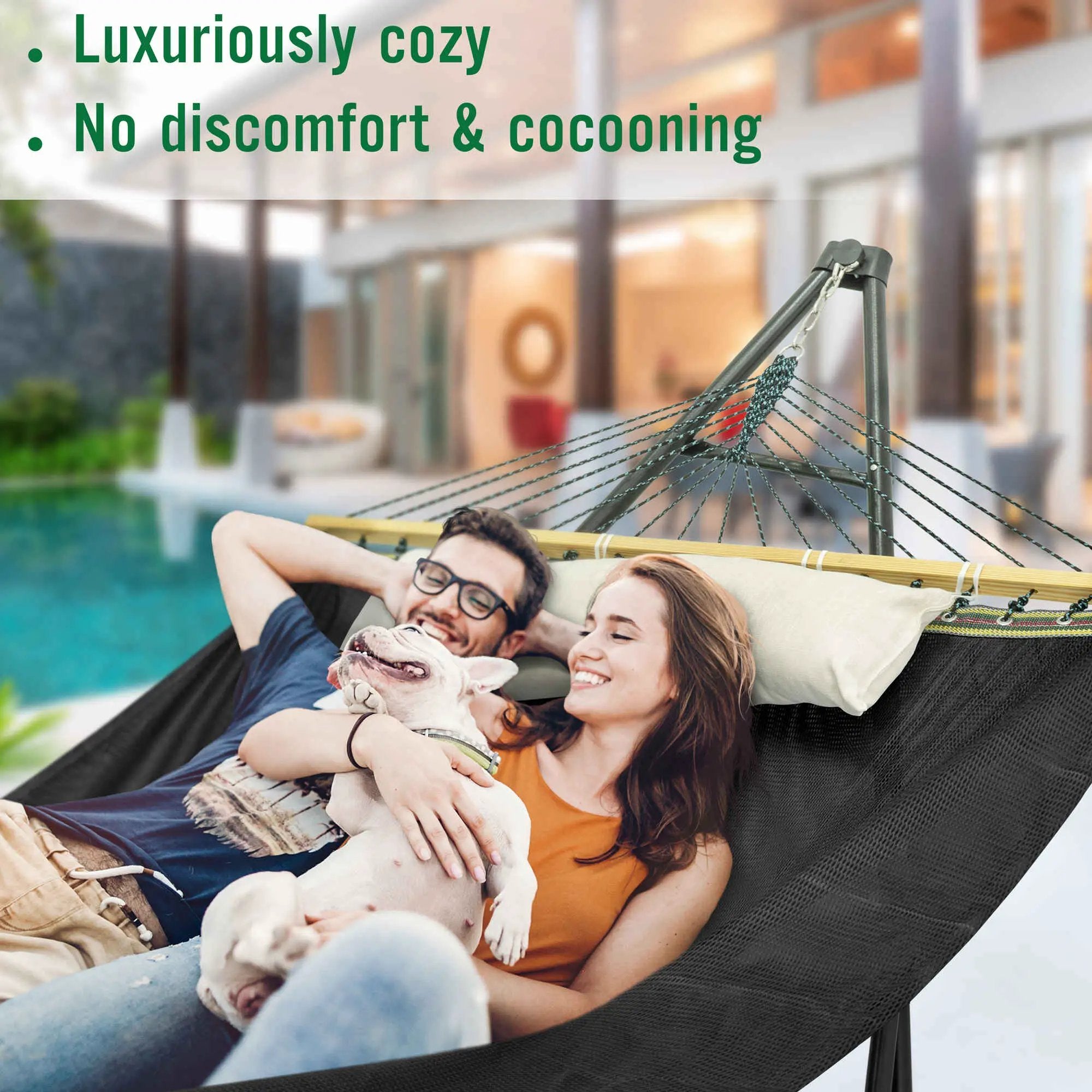 Tranquillo Unity Adjustable Hammock Stand for Ultimate Relaxation by Megsu