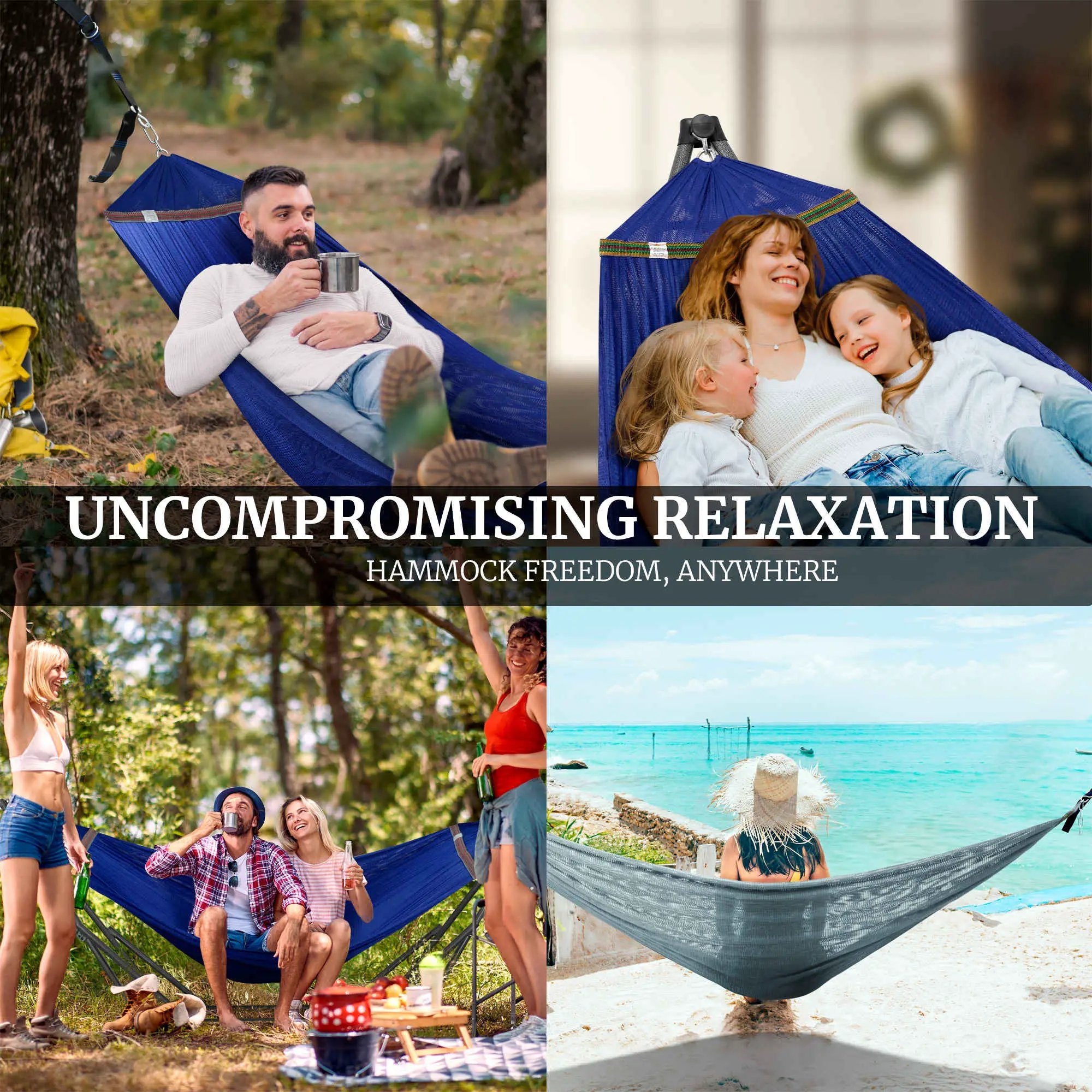 Tranquillo Comfort Set Original Hammock Stand for Ultimate Relaxation by Megsu