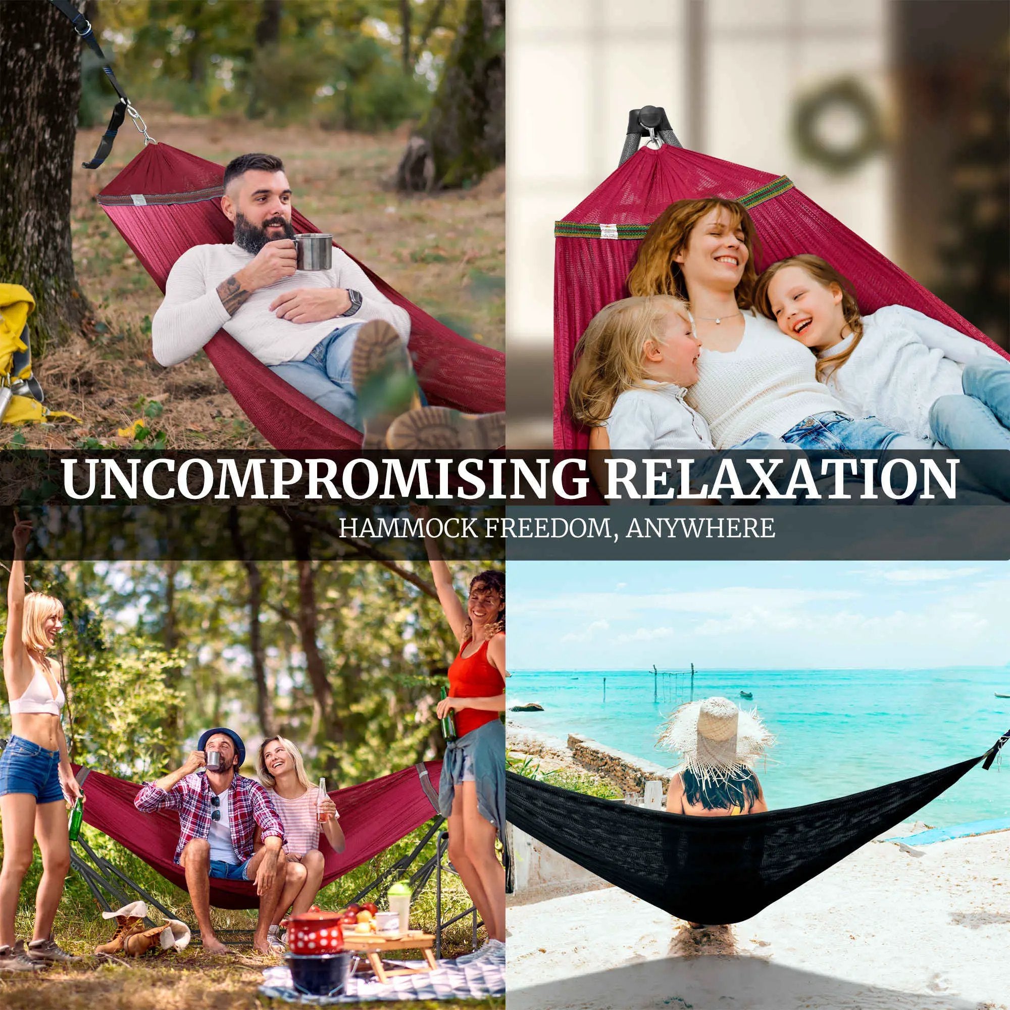 Tranquillo Comfort Set Original Hammock Stand for Ultimate Relaxation by Megsu