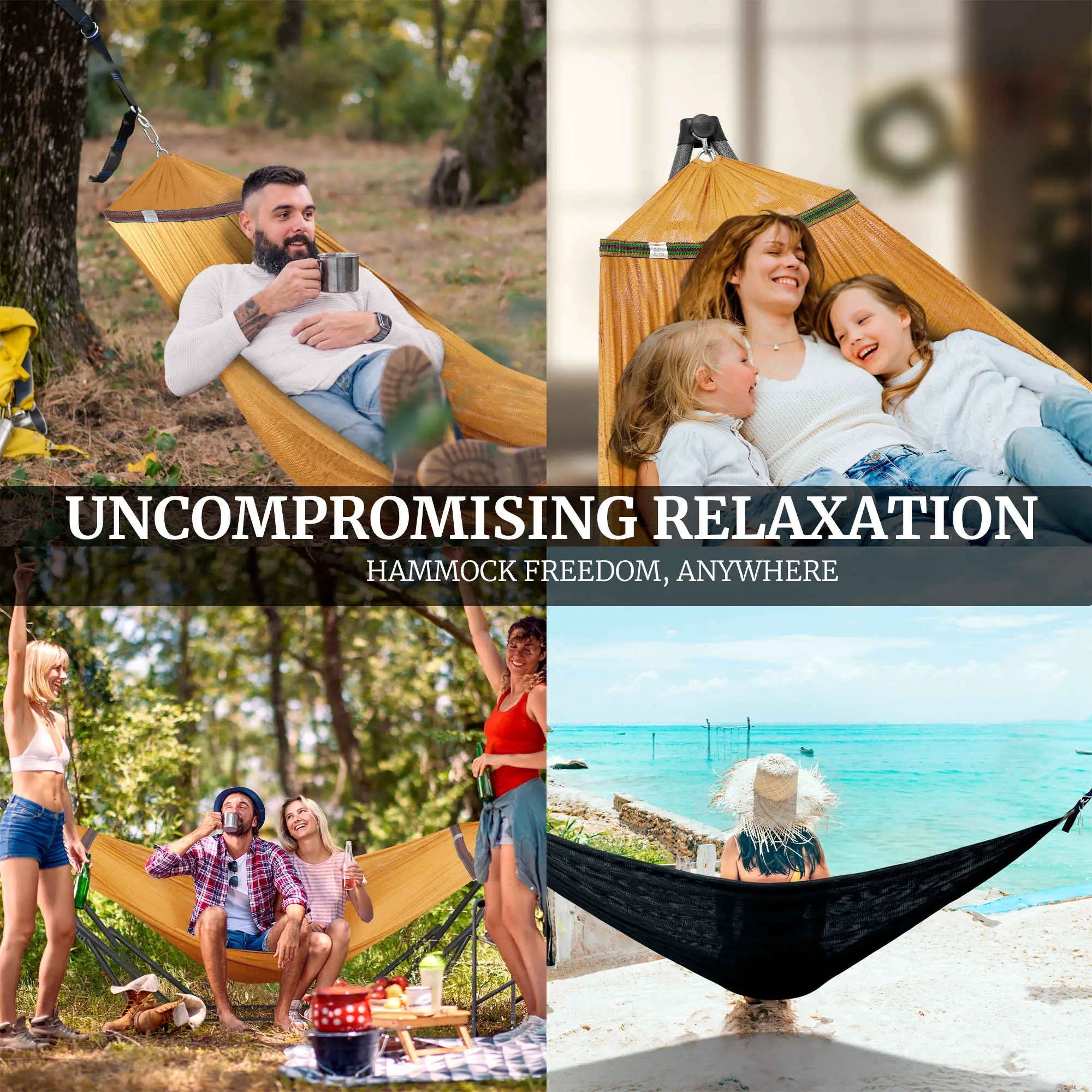 Tranquillo Comfort Set Original Hammock Stand for Ultimate Relaxation by Megsu