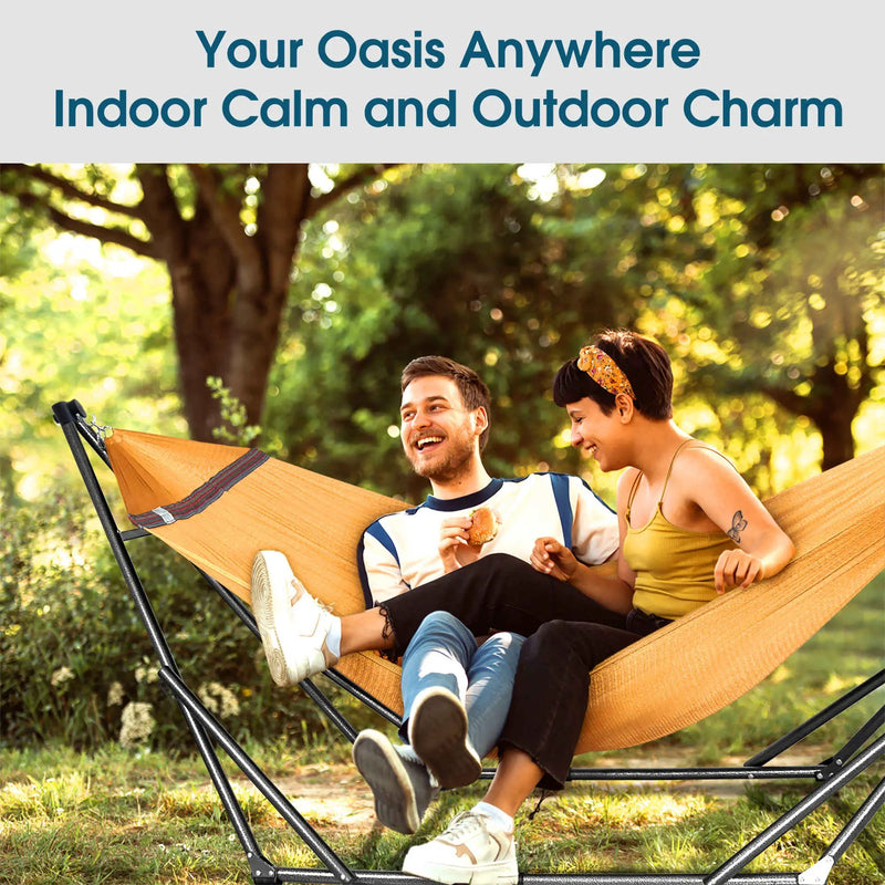 Tranquillo Original Collapsible Hammock with Stand for Ultimate Relaxation by Megsu