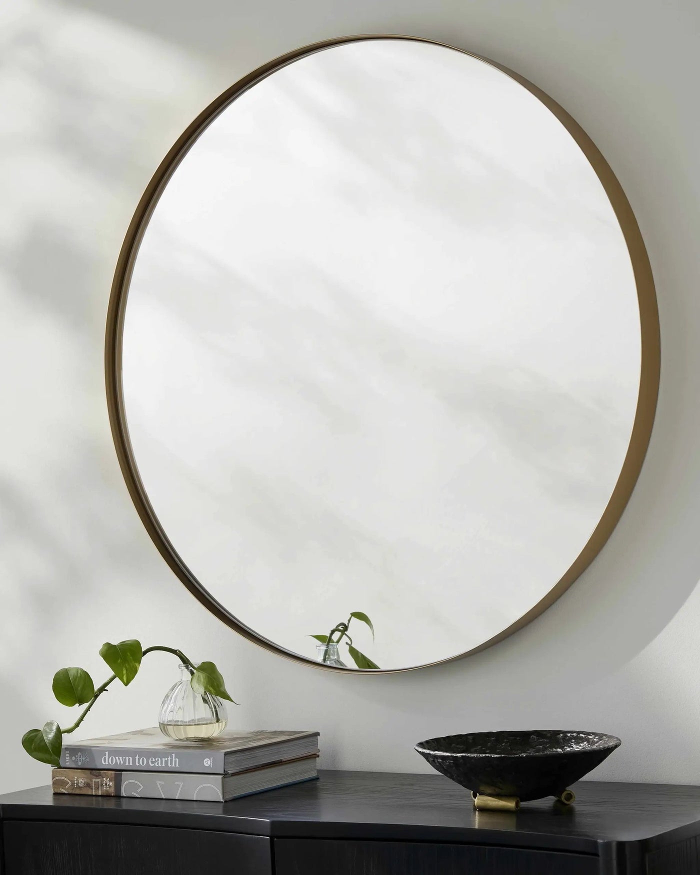Pettendorf Gold Accent Mirror by Boutique Rugs