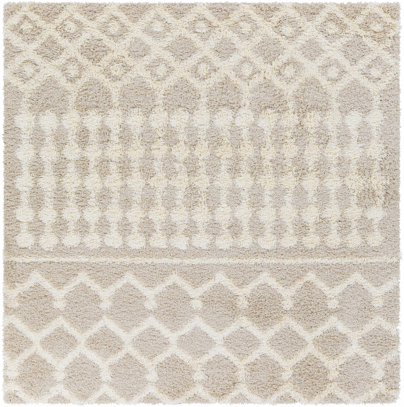 Prompton Cream Plush Area Rug by Boutique Rugs