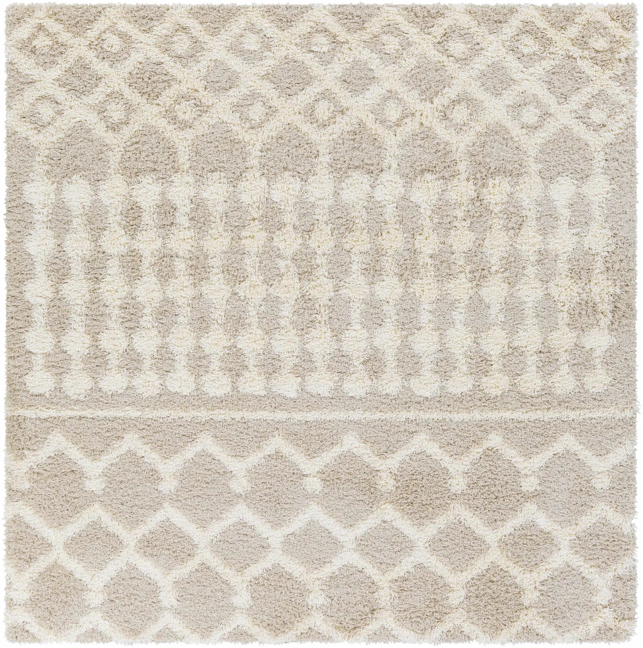 Prompton Cream Plush Area Rug by Boutique Rugs