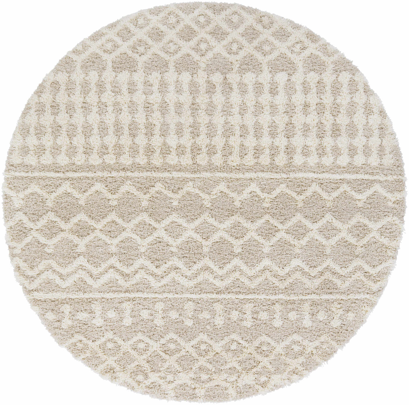 Prompton Cream Plush Area Rug by Boutique Rugs