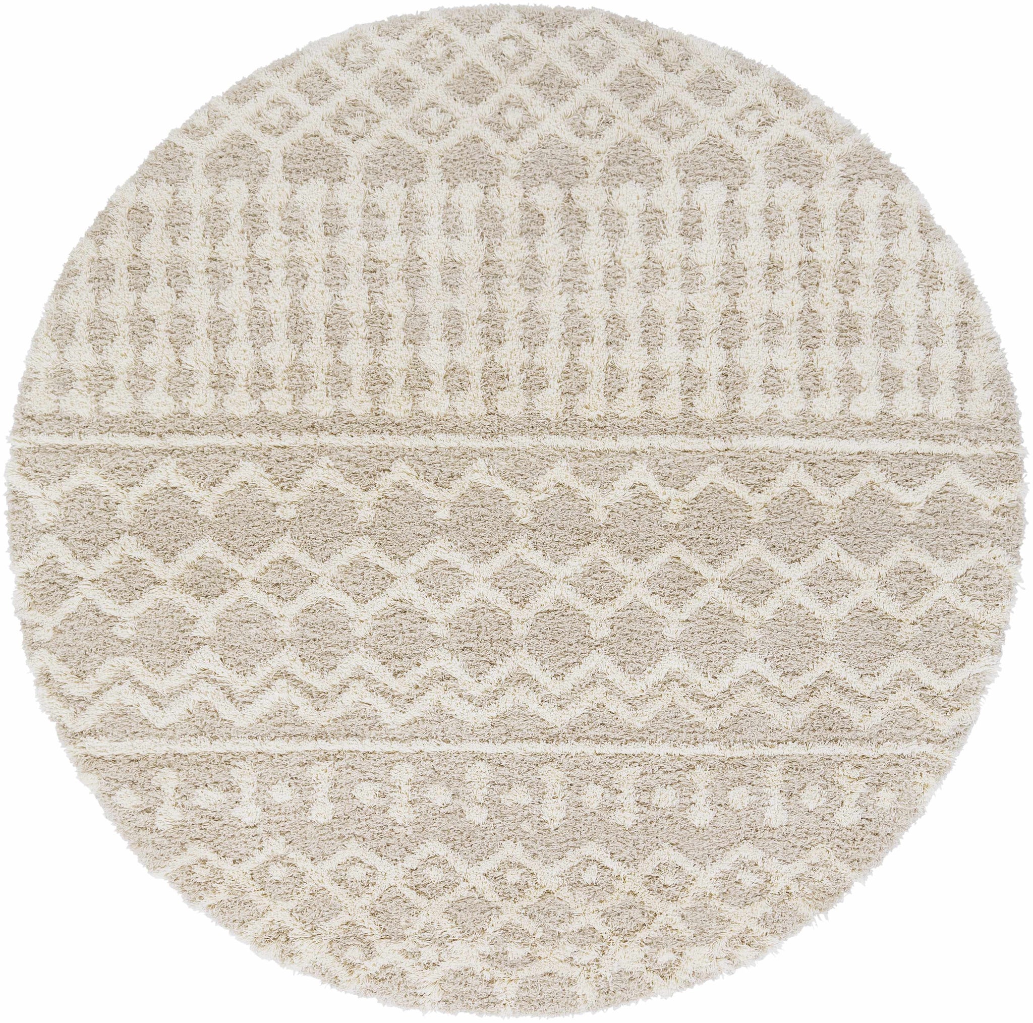 Prompton Cream Plush Area Rug by Boutique Rugs
