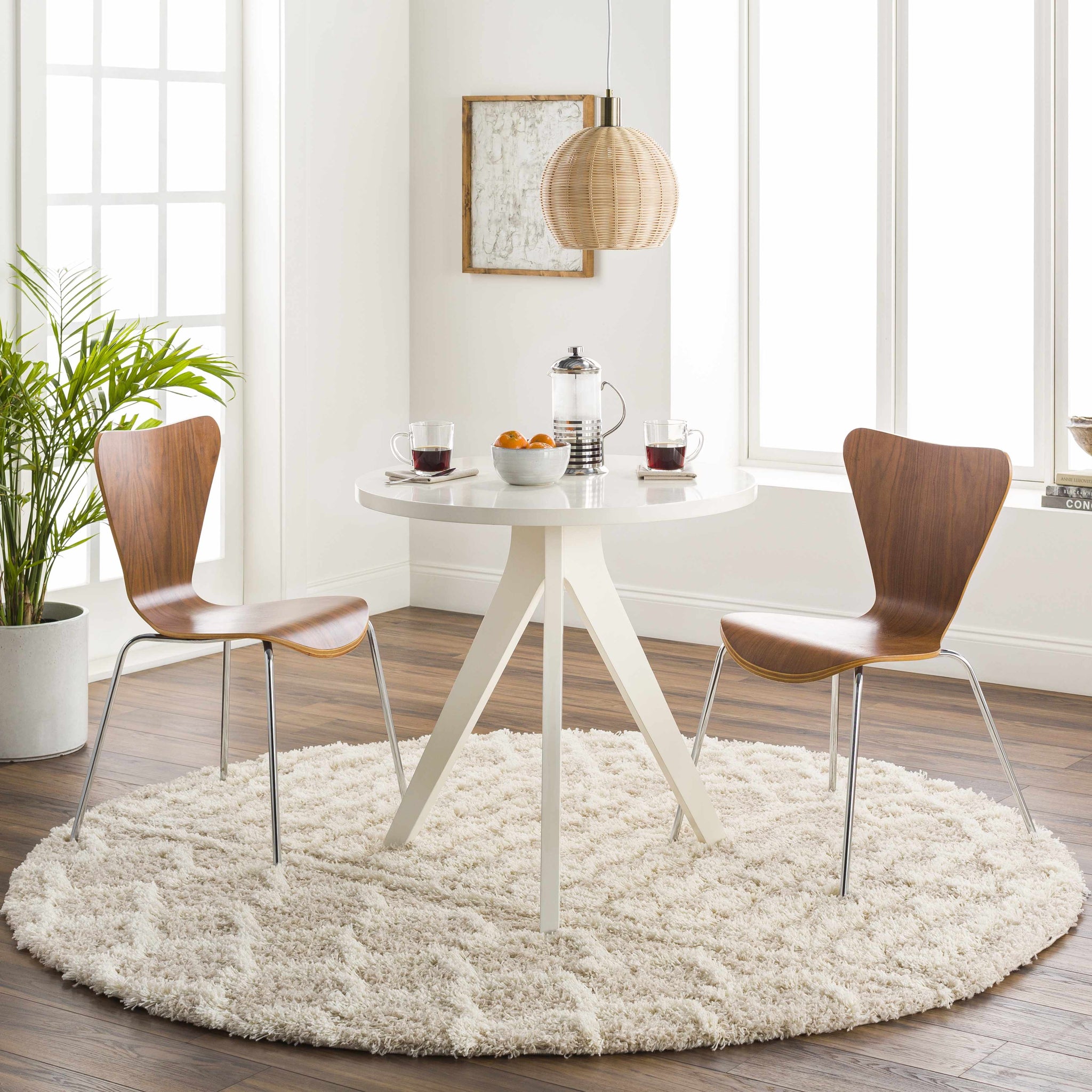 Prompton Cream Plush Area Rug by Boutique Rugs