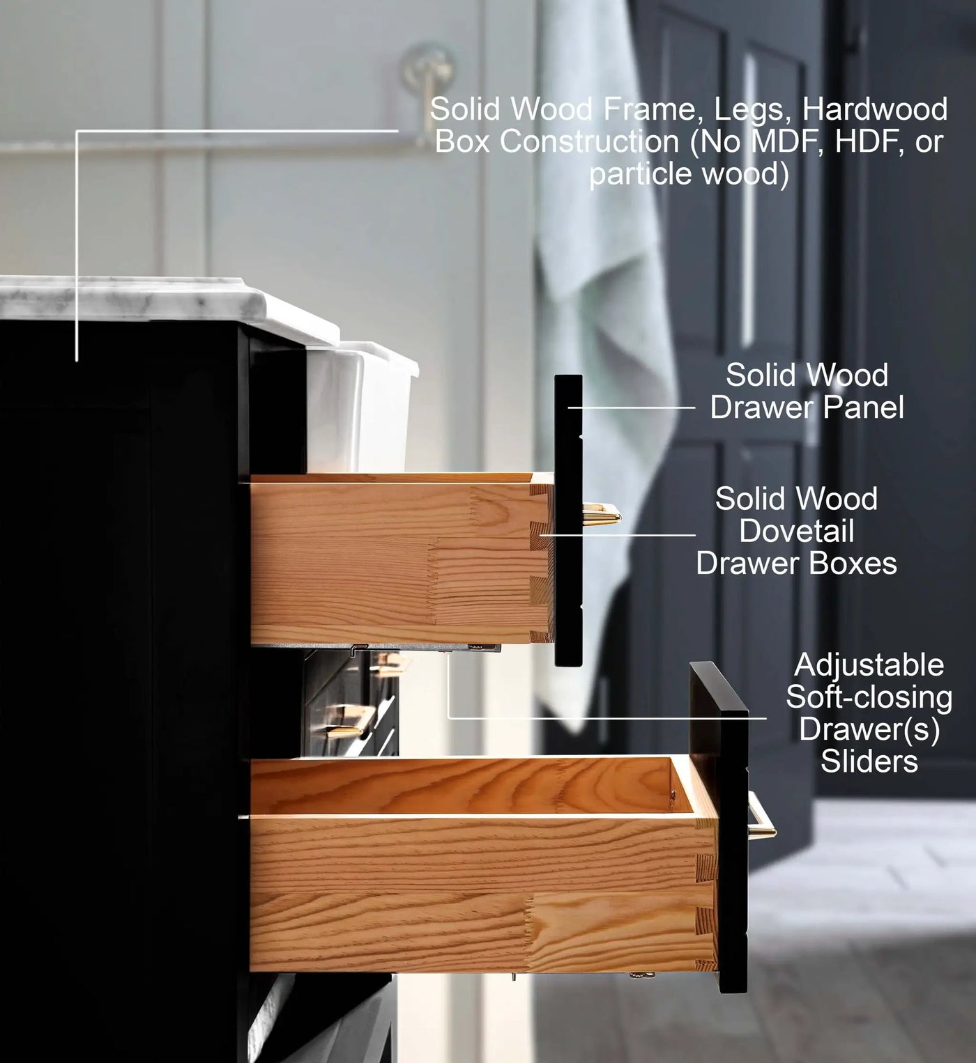 Hayley 48" Bath Vanity Set by Ancerre Designs