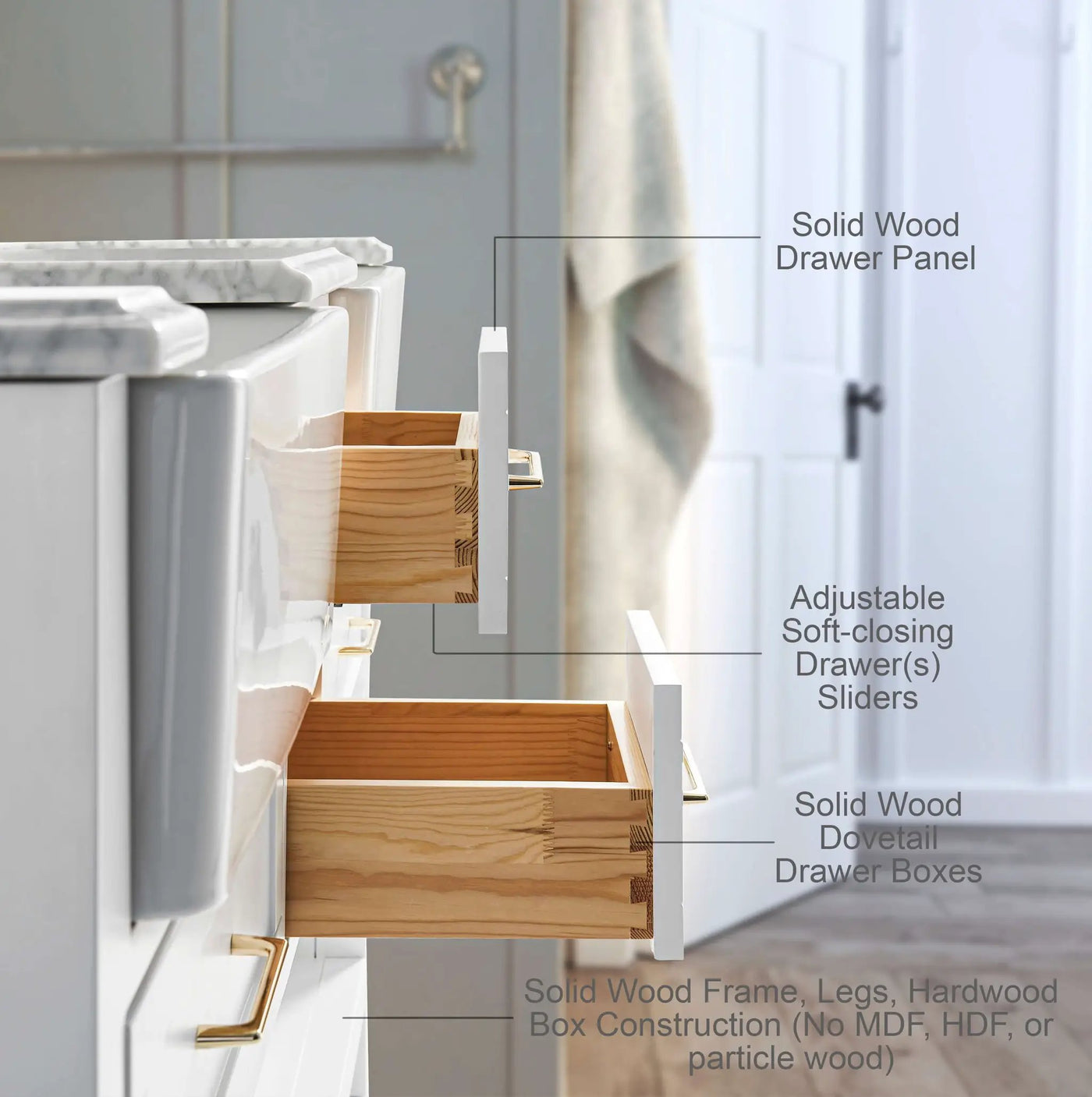 Hayley 60" Bath Vanity Set by Ancerre Designs