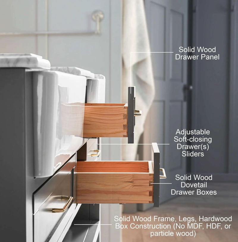 Hayley 60" Bath Vanity Set by Ancerre Designs
