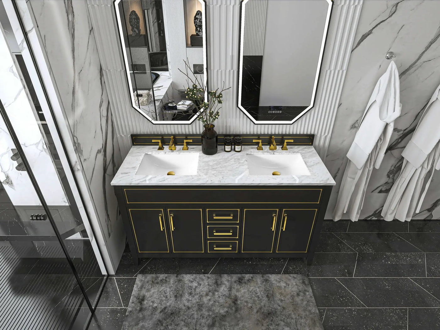 Aspen 60" Bath Vanity Set by Ancerre Designs
