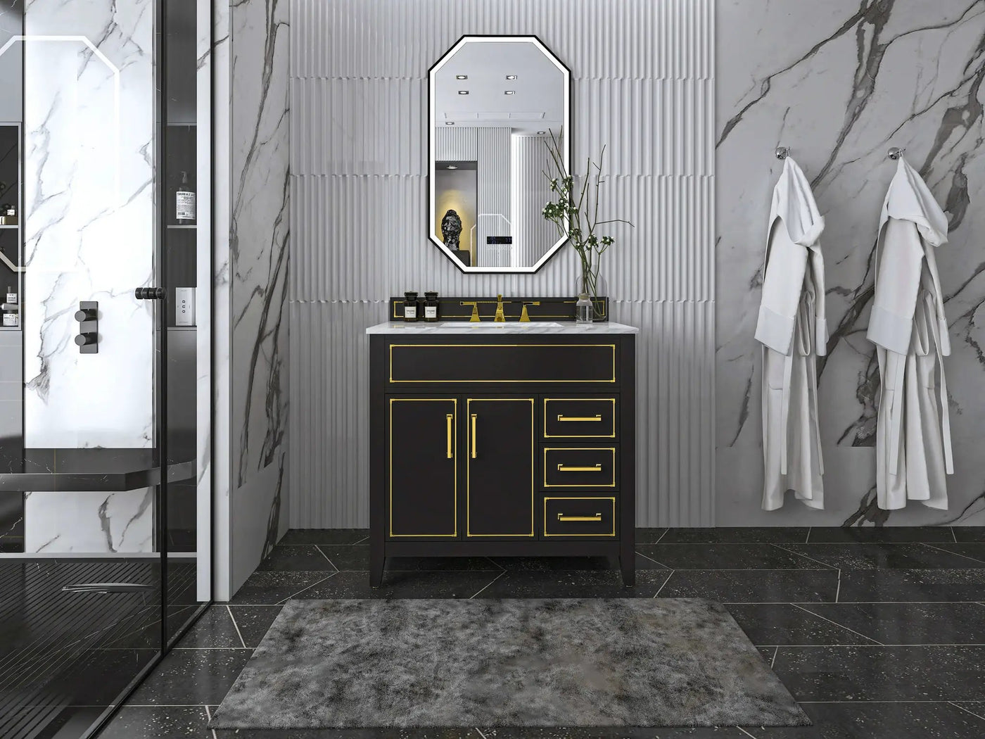 Aspen 36" Bath Vanity Set by Ancerre Designs