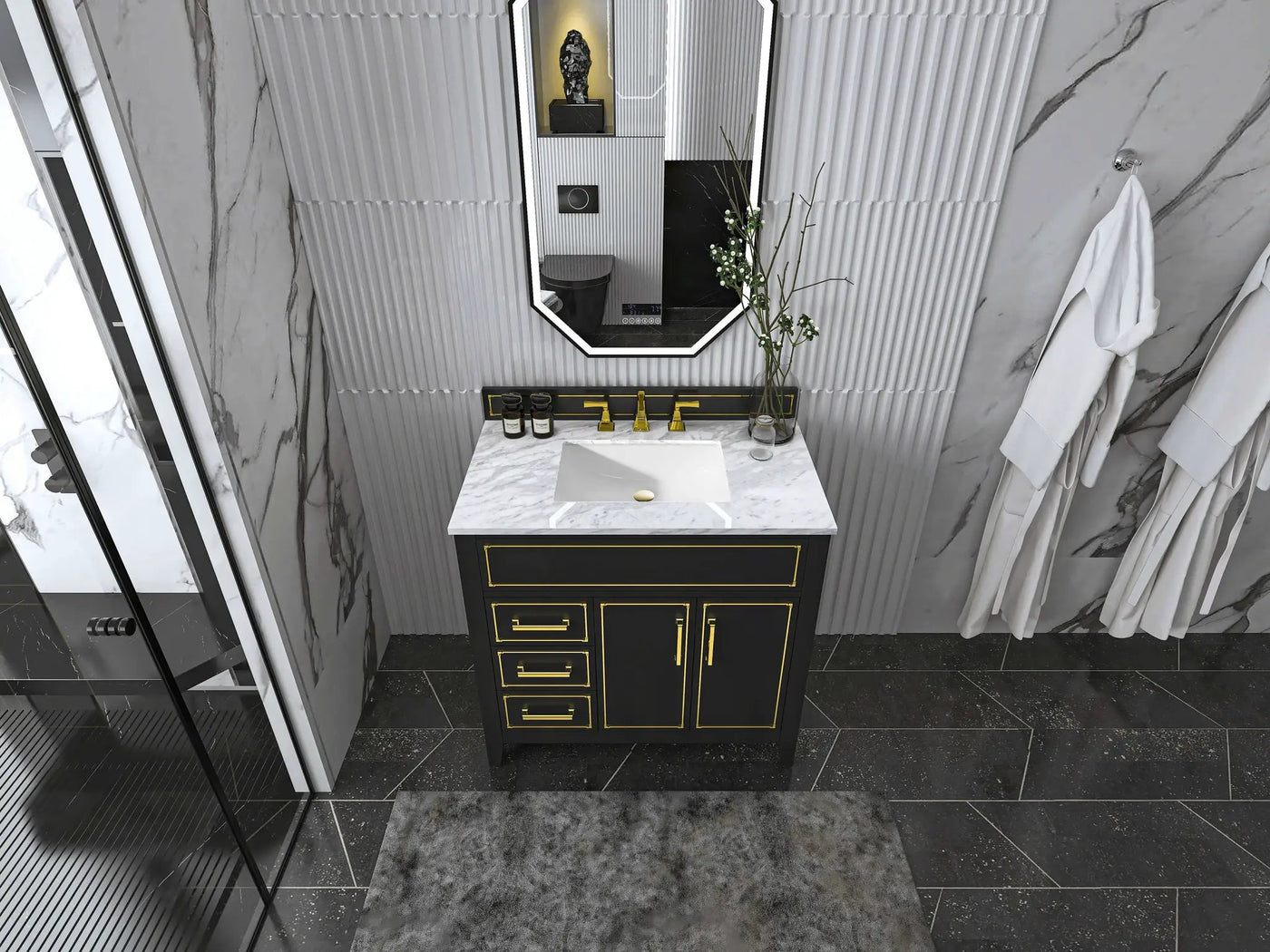 Aspen 36" Bath Vanity Set by Ancerre Designs