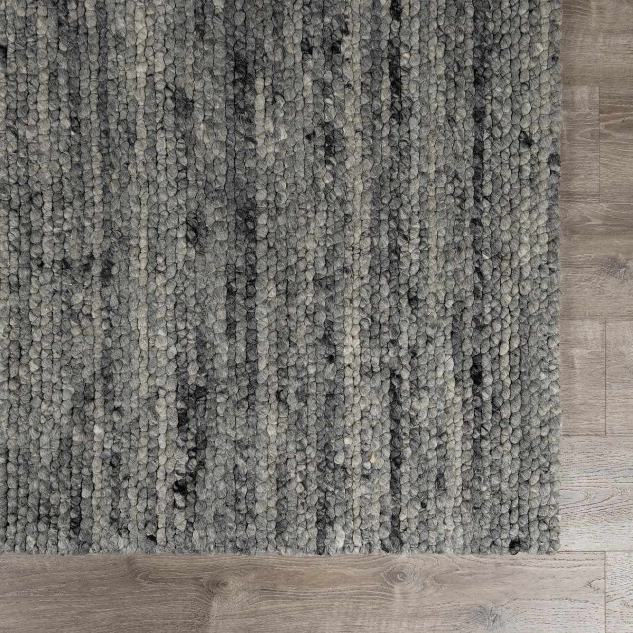Olisa Charcoal Wool Area Rug by Boutique Rugs