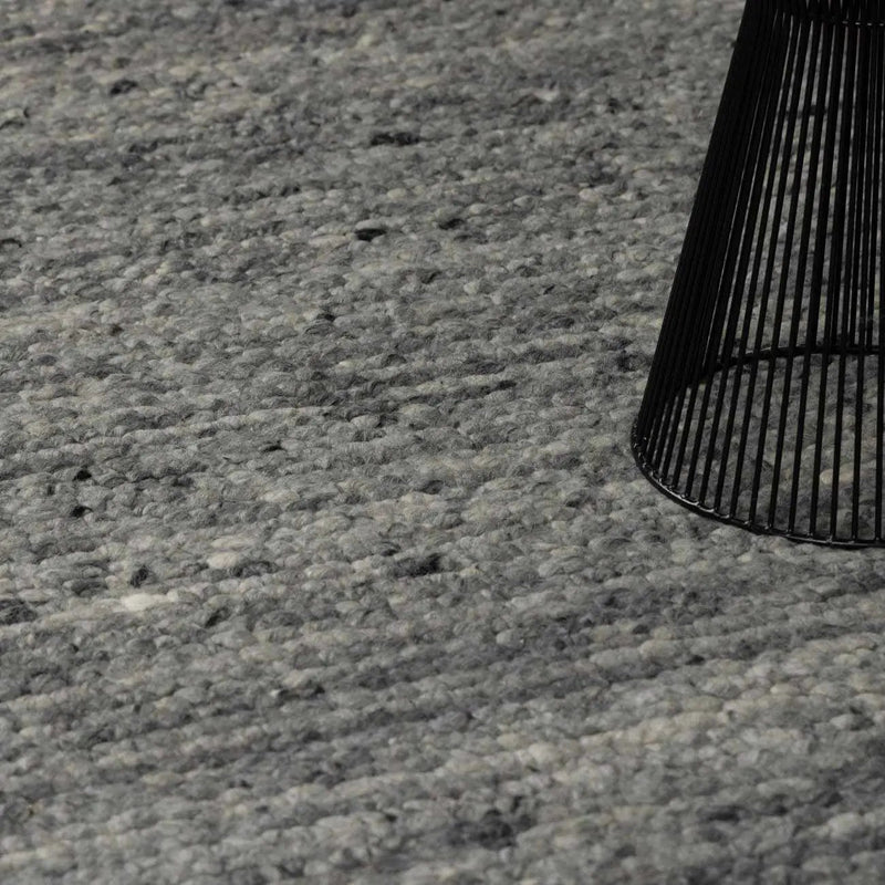 Olisa Charcoal Wool Area Rug by Boutique Rugs