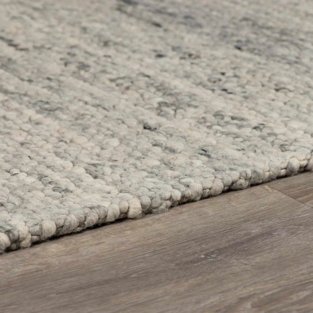 Olisa Gray Wool Area Rug by Boutique Rugs