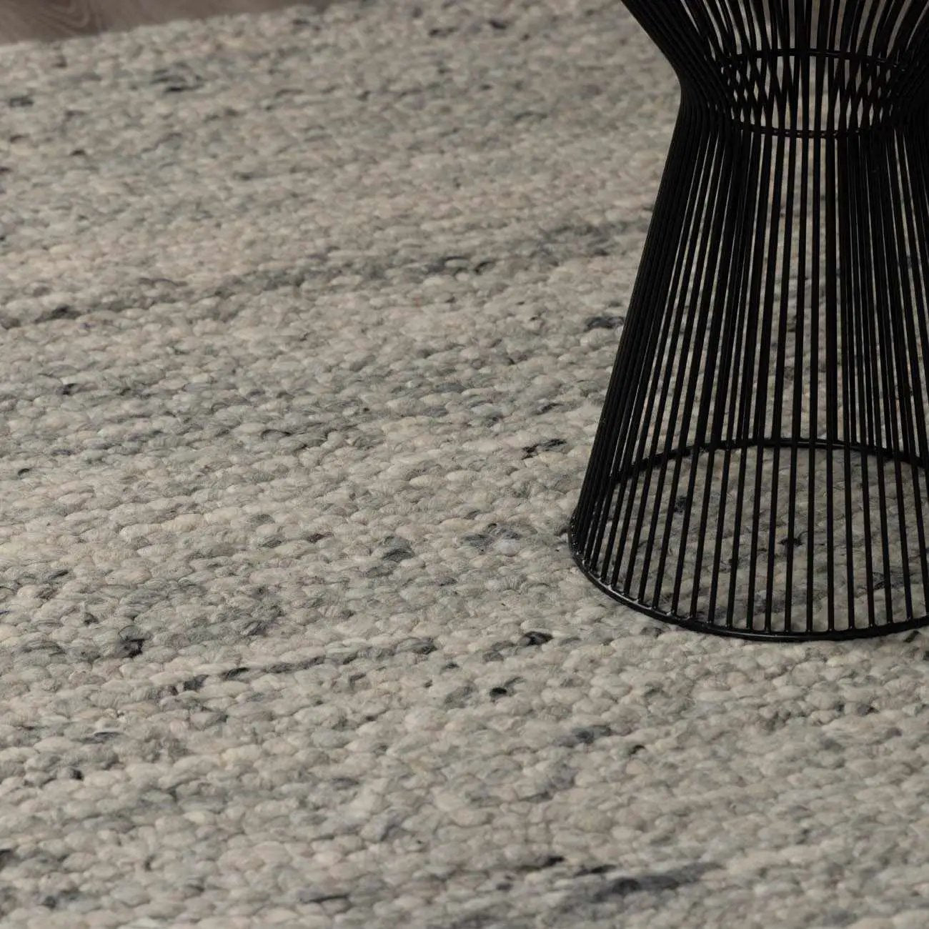 Olisa Gray Wool Area Rug by Boutique Rugs