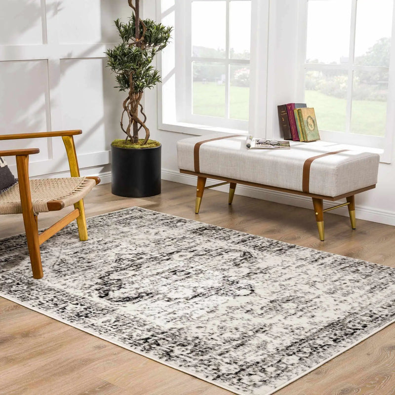 Park Black&Gray Area Rug - Clearance by Boutique Rugs