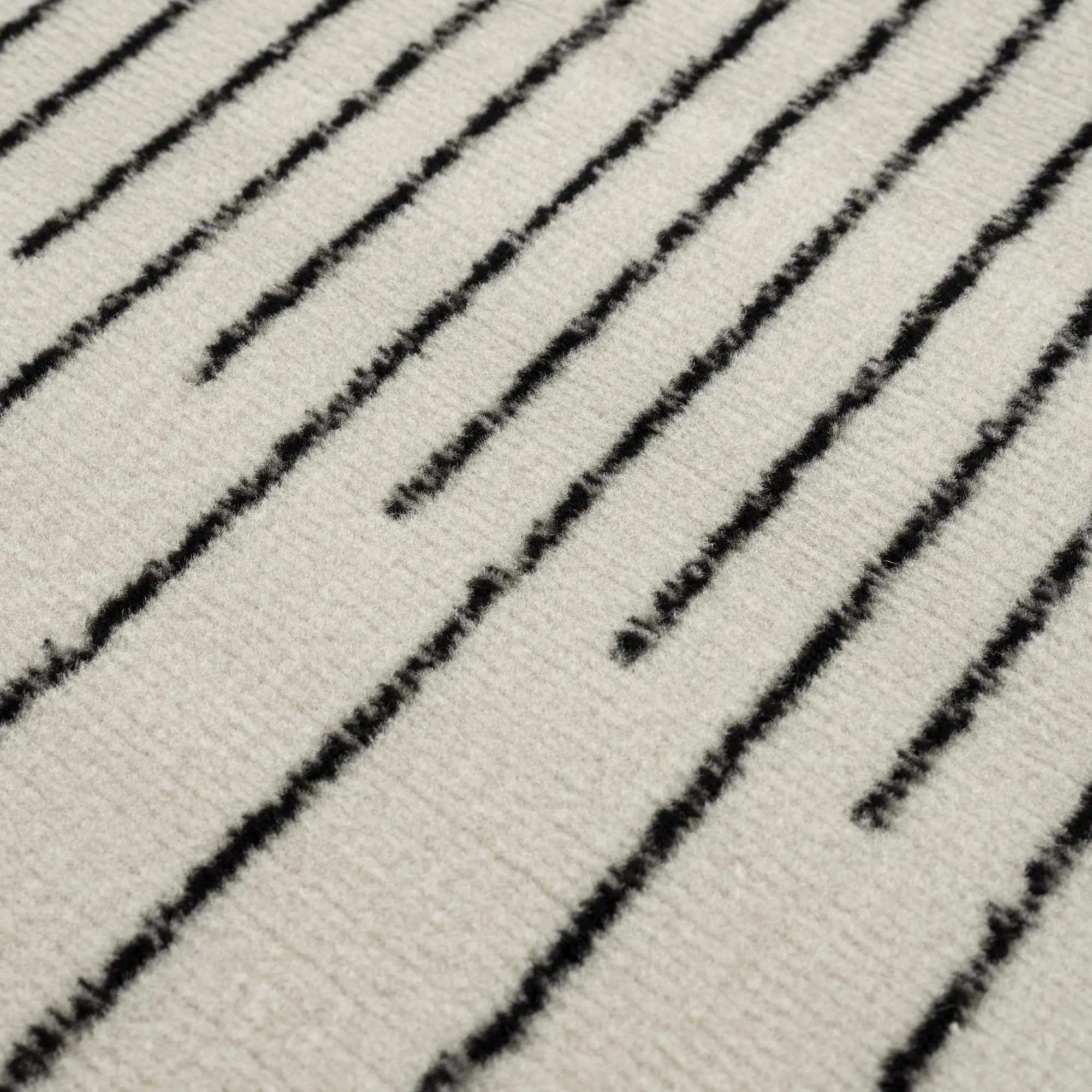 Angus Black&White Geometric Area Rug by Boutique Rugs