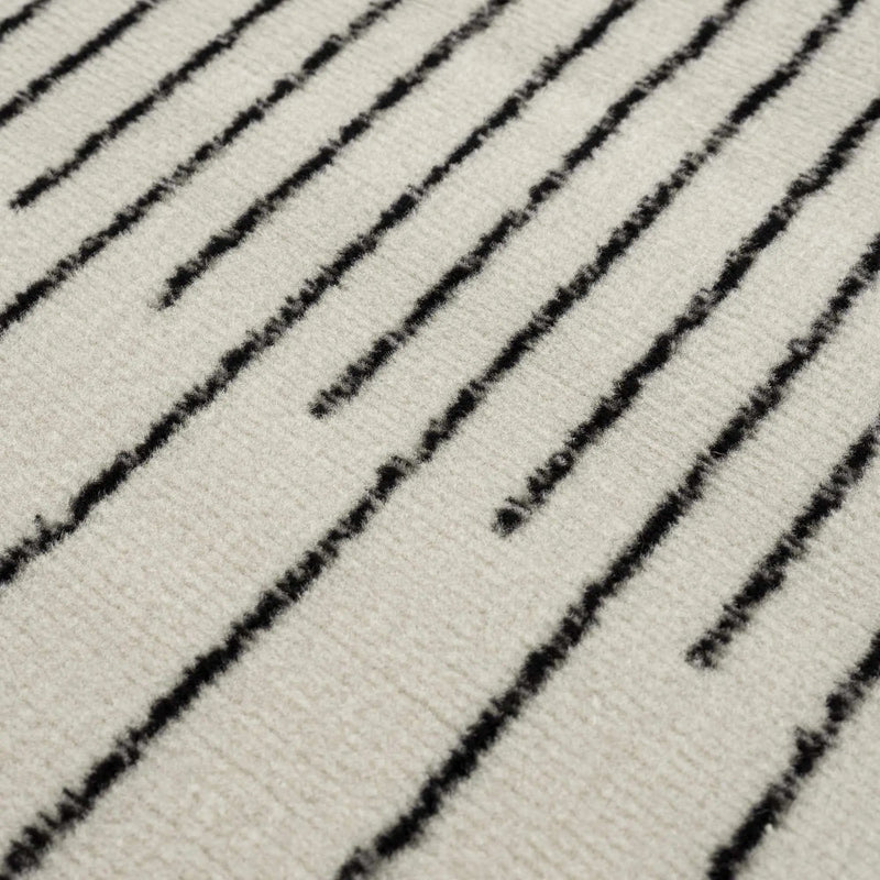 Angus Black&White Geometric Area Rug by Boutique Rugs