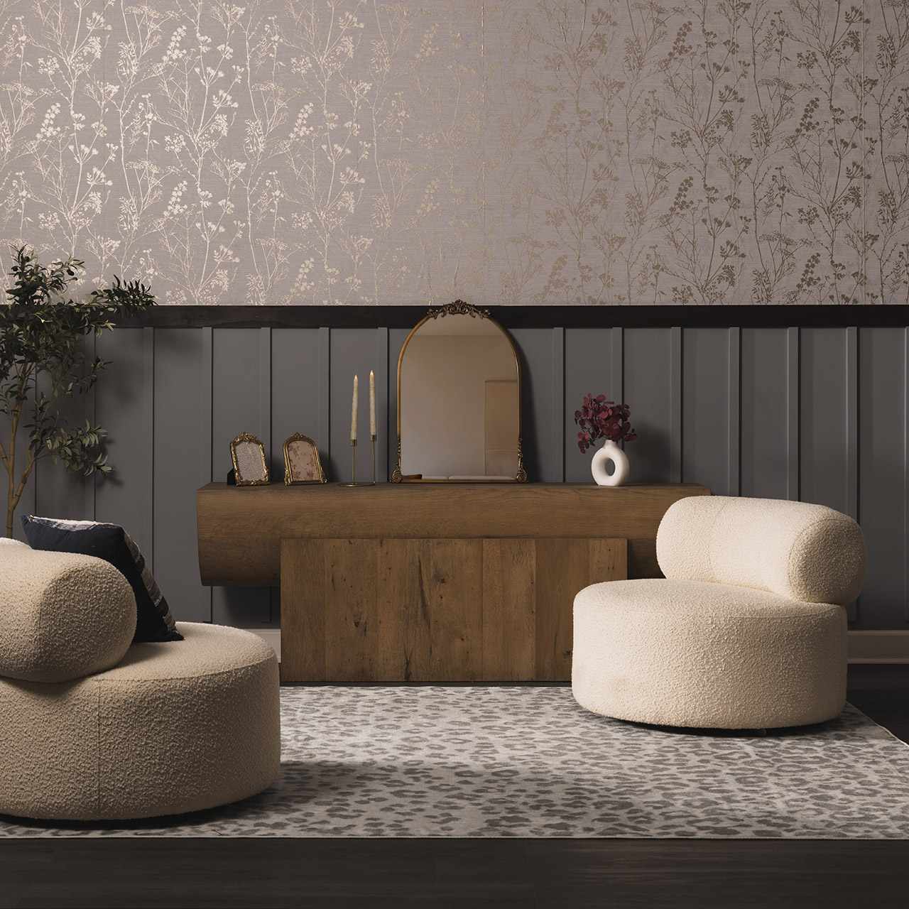 Nagambie Leopard Print Area Rug by Boutique Rugs