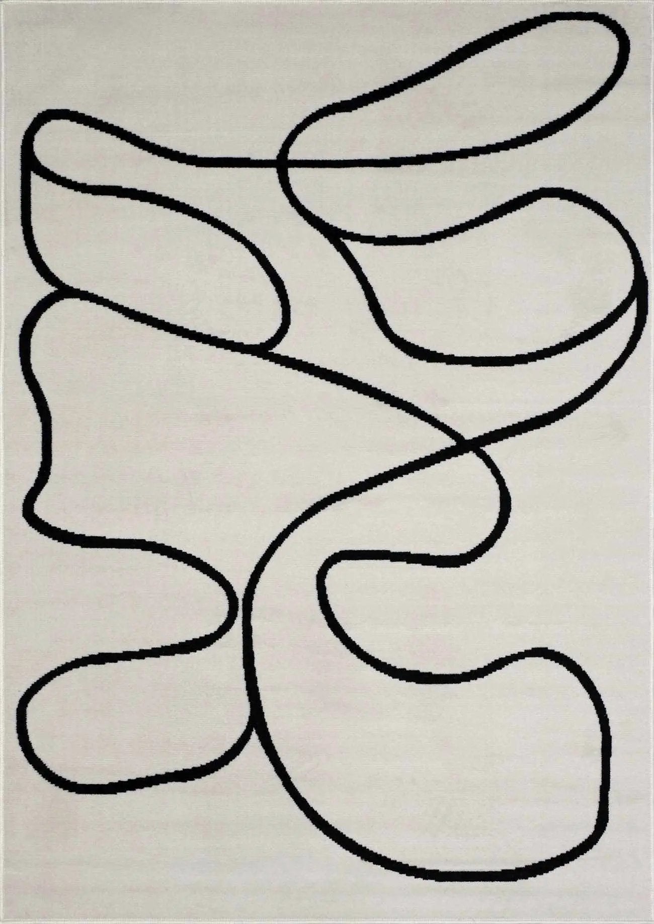 Eilir Modern Low Profile Boho Rug by Boutique Rugs